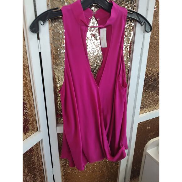 Amanda Uprichard Pink Blouse Medium - Picture 5 of 13